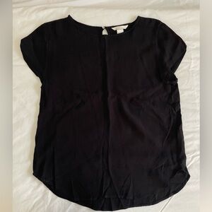 H&M Black Short-sleeved Top